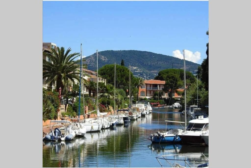 2 Bedrooms, 15 Min Walk To Beach, Ac, Pool & Fiber Internet In A Quiet, Private Gated Domain 5Kms To St Tropez Cogolin Dış mekan fotoğraf