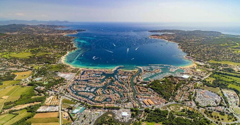 2 Bedrooms, 15 Min Walk To Beach, Ac, Pool & Fiber Internet In A Quiet, Private Gated Domain 5Kms To St Tropez Cogolin Dış mekan fotoğraf